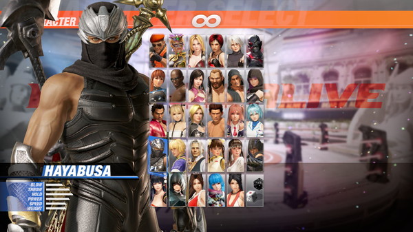 DOA6 Morphing Ninja Costume - Hayabusa