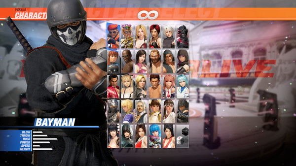 DOA6 Morphing Ninja Costume - Bayman