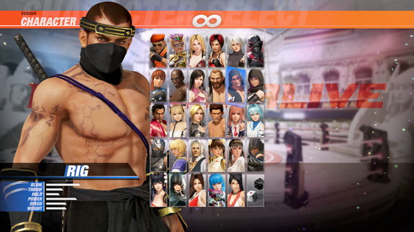 DOA6 Morphing Ninja Costume - Rig