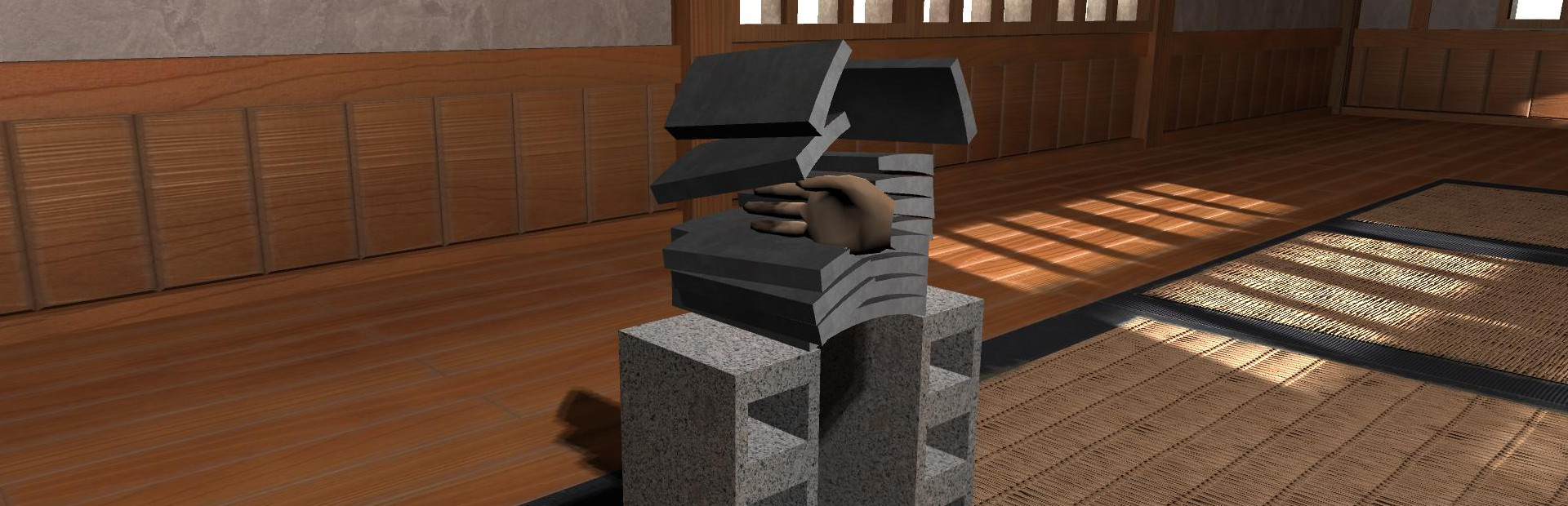 VR瓦割り / VR roof tile