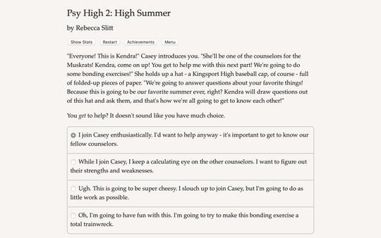Screenshot z Psy High 2: High Summer