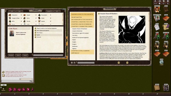 Fantasy Grounds - Castles & Crusades Player's Guide to the Haunted Highlands (C&C)