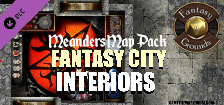 Fantasy Grounds - Meander Map Pack: Interior City (Map Pack) Header Image