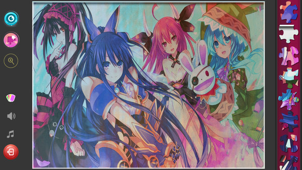 Screenshot z Anime Girls Jigsaw Puzzles