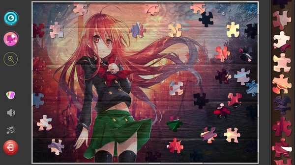 Anime Girls Jigsaw Puzzles — gameplay screenshot 1