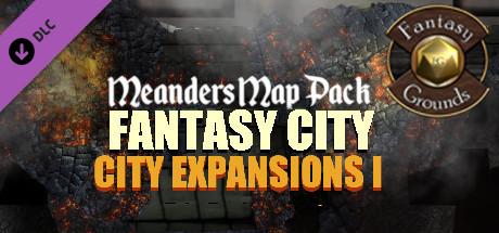 Fantasy Grounds - Meander Map Pack City Expansions I (Map Pack) cover art