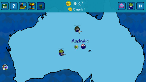 Screenshot z Dictators:No Peace Countryballs Screenshot z Dictators:No Peace Countryballs