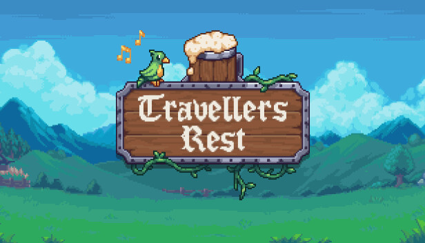 Ready go to ... https://store.steampowered.com/app/1139980/Travellers_Rest/?l=japanese<br/><br/>※説明などかなり間違ってる可能性あります。間違ってたらごめんなさい。<br/>※下にも書いてありますが、コメントで他のゲームを紹介するのはご遠慮ください。<br/><br/>▼もしよろしければ……▼<br/>最近とても有り難いことに紹介しているゲームの制作者さんからコメントを頂く事が増えました。ゲームを買った方々、勿論もし良ければで構いませんが、制作者のコメントを見かけたら日本語で良いので「買いました」と一言返信を付けていただけると嬉しいです。制作者の方々も喜ぶと思います。(ただ、そこに要望やネガティブな感想を書くのはNGです。それらはここに書くのではなく、制作者の指定した方法で伝えてください）<br/><br/>Twitter(動画投稿の連絡など) [ Travellers Rest on Steam]