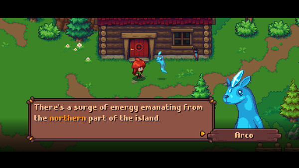Screenshot of Arietta of Spirits gameplay showing in-action mechanics