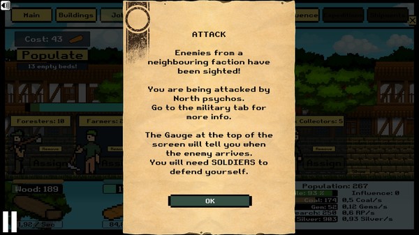 Screenshot z Gericonia 2 Screenshot z Gericonia 2