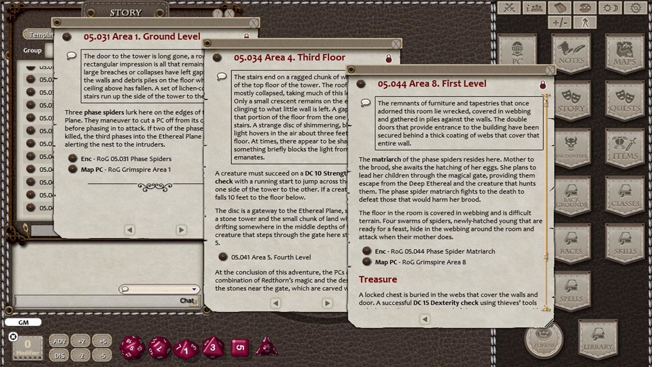 Fantasy Grounds - 12 Peculiar Towers (5E)のスクリーンショット 1