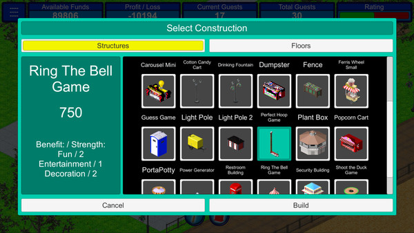 Screenshot z Boardwalk Carnival Game
