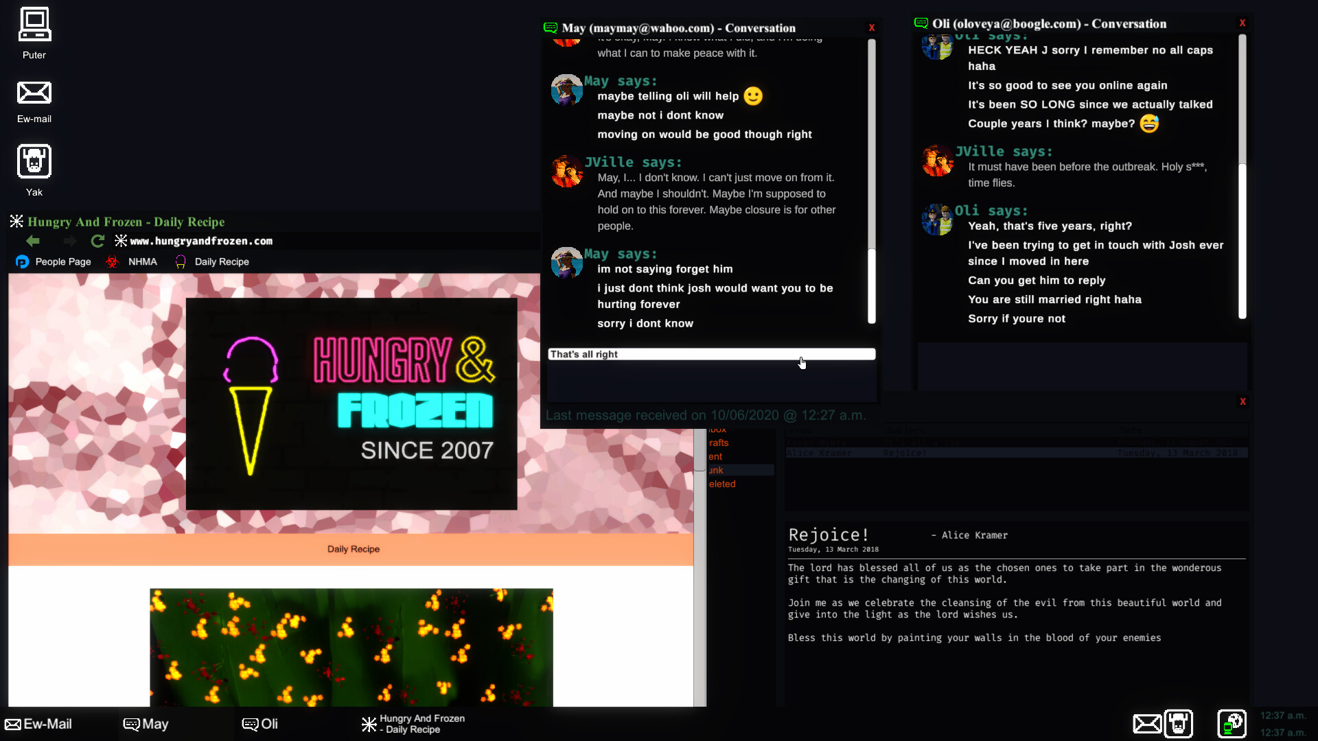 Last Message Featured Screenshot #1