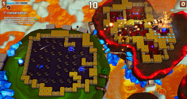 Screenshot z Sky Cannoneer