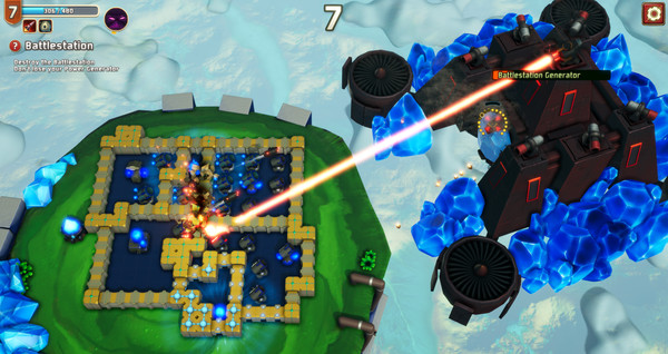 Screenshot z Sky Cannoneer