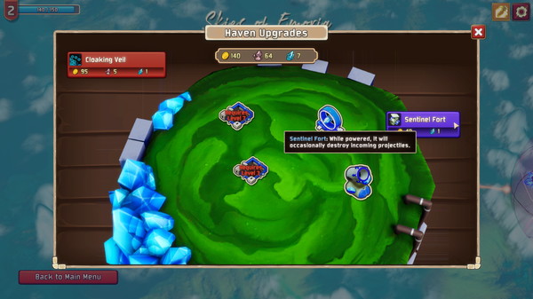 Screenshot z Sky Cannoneer