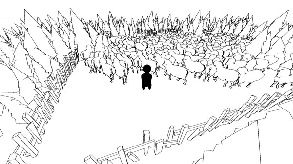 Screenshot z Crowd Simulator