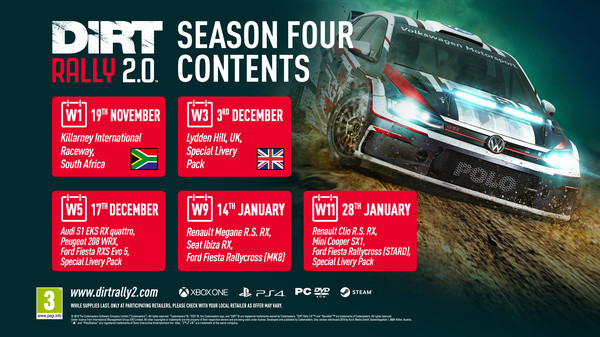 DiRT Rally 2.0 Deluxe 2.0 (Season3+4)