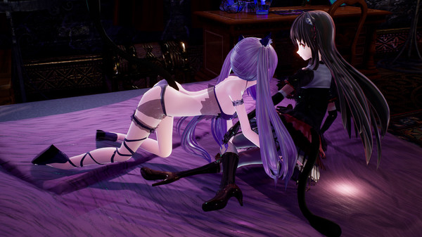 Mysteria~Occult Shadows~Black silk Sleepwear