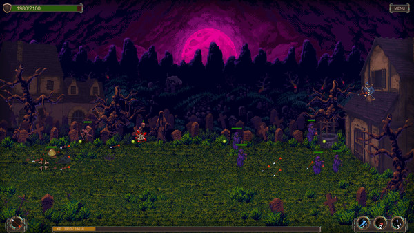 Screenshot z Graveyard Defender
