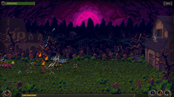 Screenshot z Graveyard Defender