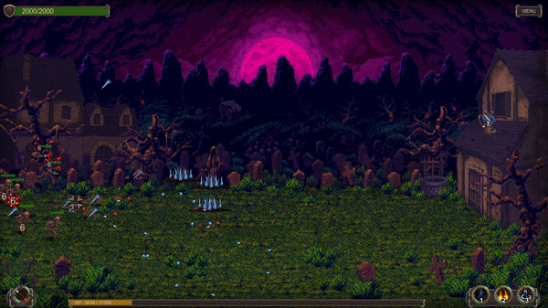 Screenshot z Graveyard Defender