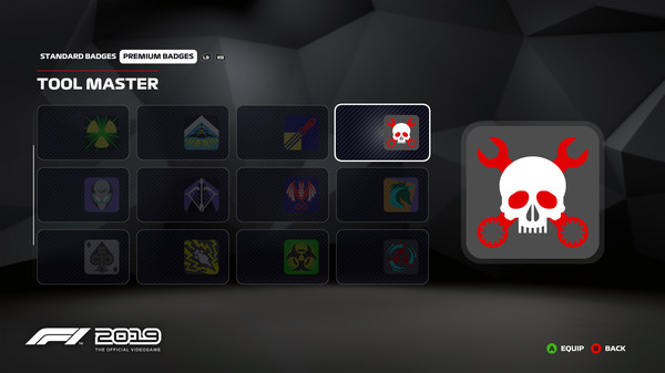 F1 2019: Badge 'Tool Master'