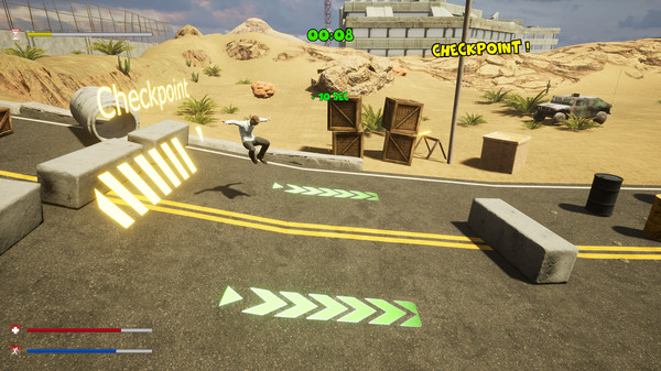 Screenshot z Blooding Runner X