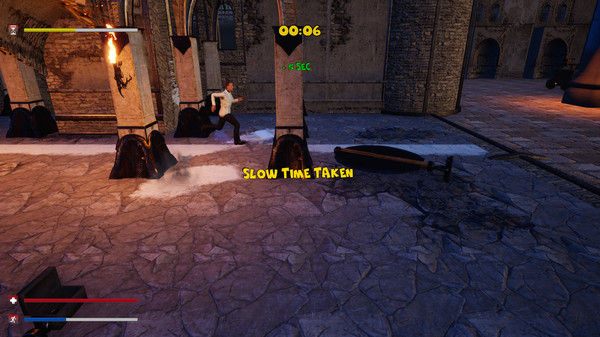 Screenshot z Blooding Runner X