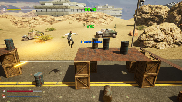 Screenshot z Blooding Runner X