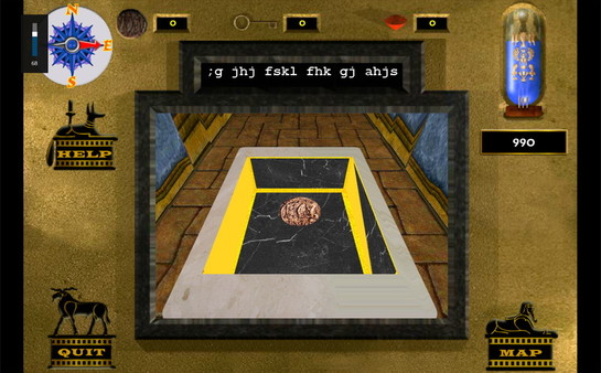 Screenshot z Tomb Typing