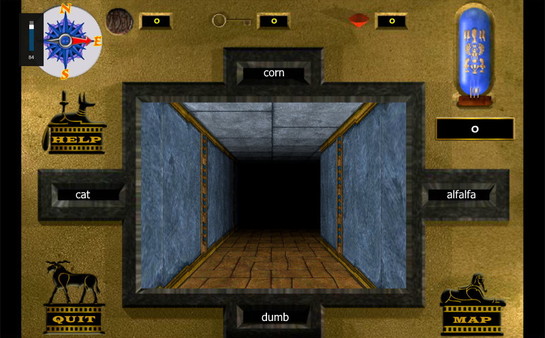 Screenshot z Tomb Typing