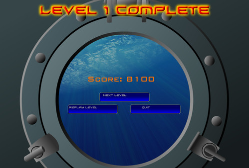 Screenshot z Typing with Sharks