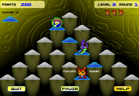 Screenshot z Ziggy's Typing Pyramid