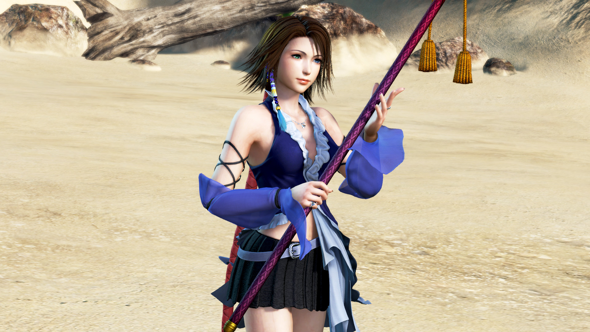 DFF NT: Songstress's Garb Appearance Set & 5th Weapon for Yuna Featured Screenshot #1