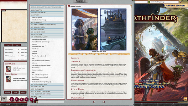 Fantasy Grounds - Pathfinder Lost Omens World Guide (PFRPG2)
