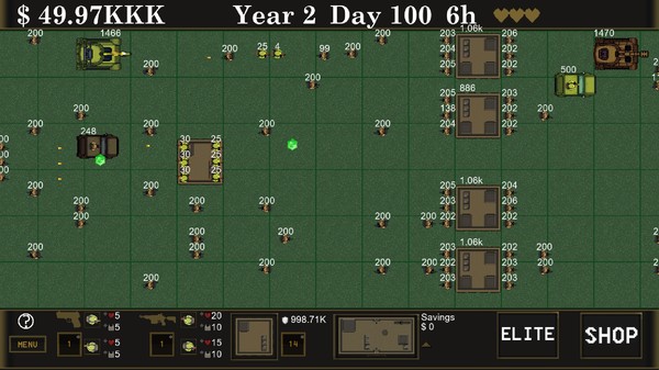 Screenshot z Última Defesa