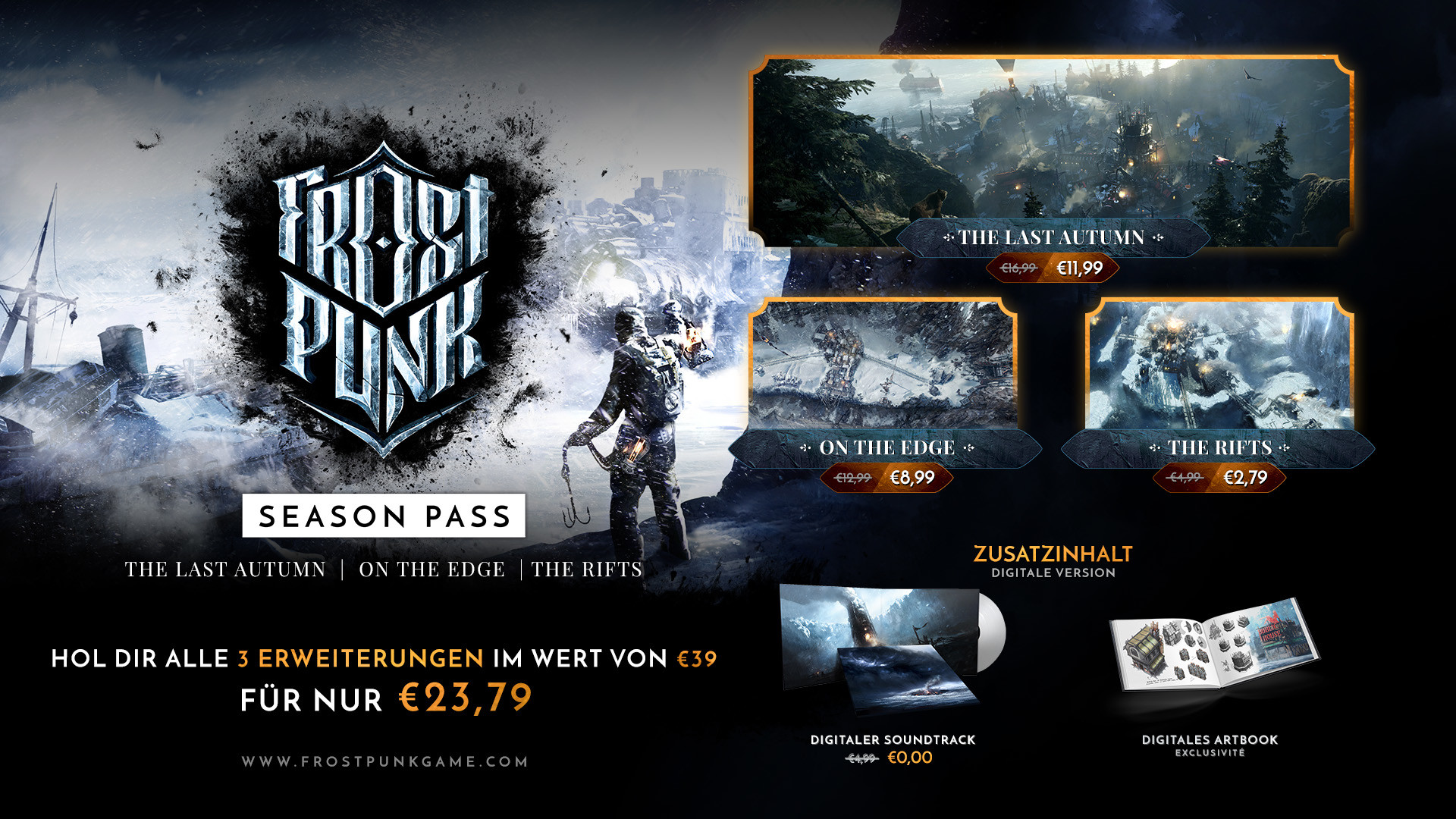 Frostpunk - The Last Autumn DLC EU - PC (Steam) Screenshot 1