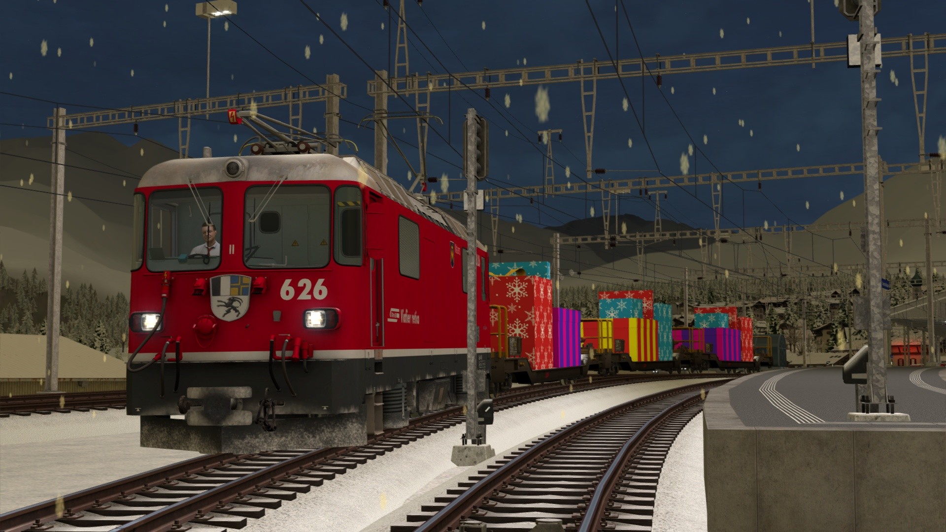 TS Marketplace: Surselva Line Christmas Scenario Pack Featured Screenshot #1