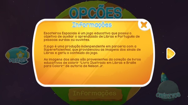 Screenshot z Escoteiros Espaciais