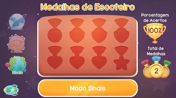 Screenshot z Escoteiros Espaciais