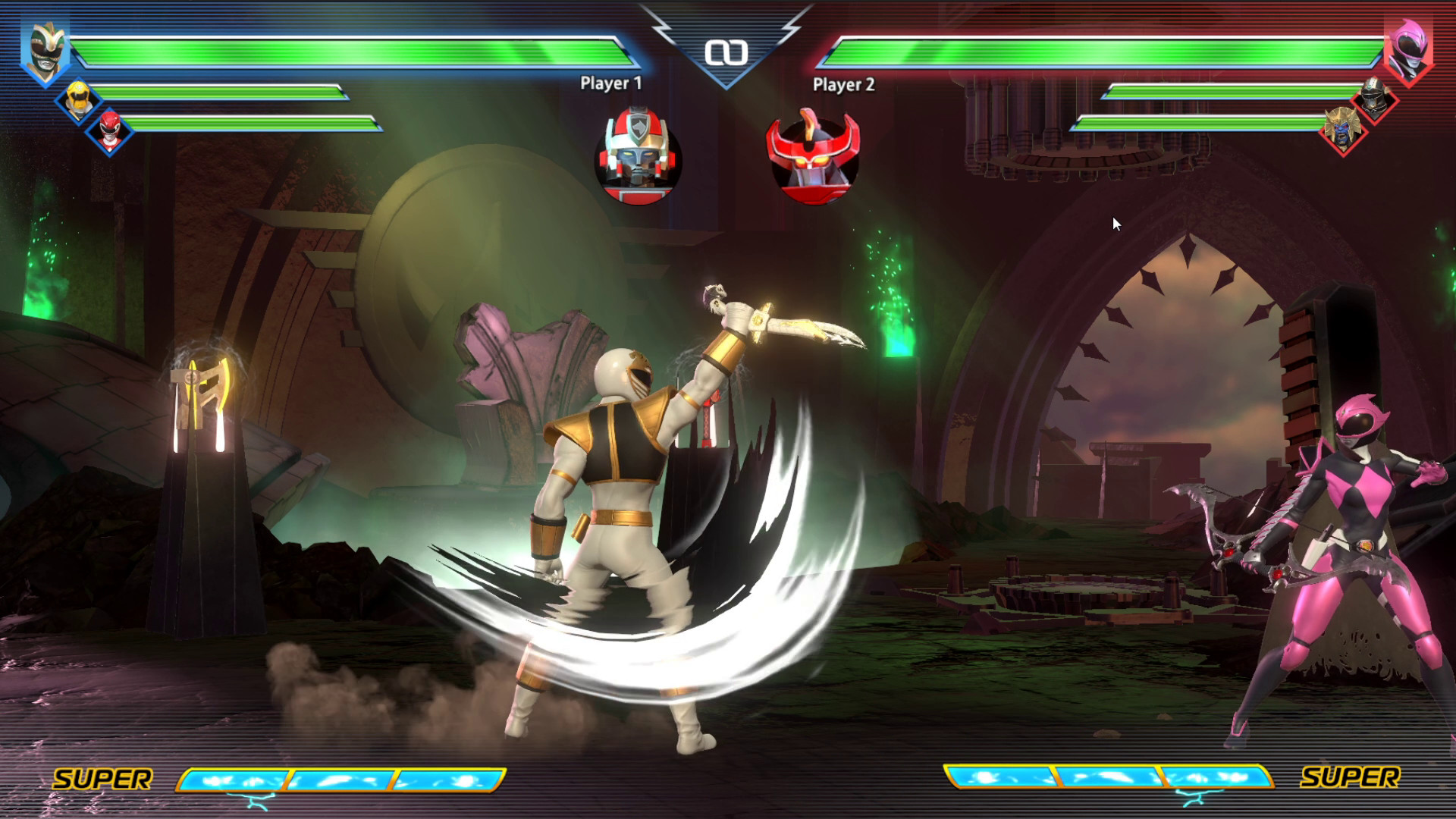 Power Rangers: Battle for the Grid - Tommy Oliver White Ranger Skin Featured Screenshot #1