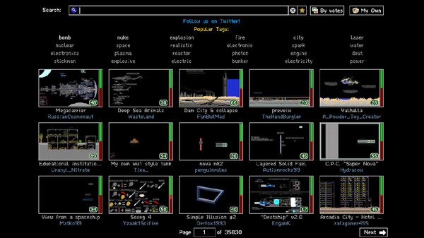 The Powder Toy game for Linux 1