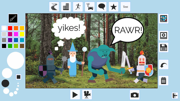 Screenshot z Kids Cartoon Maker Screenshot z Kids Cartoon Maker