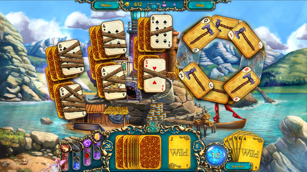 Screenshot z Dreamland Solitaire