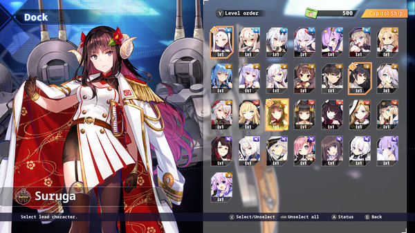 Screenshot z Azur Lane: Crosswave