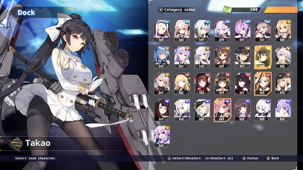 Screenshot z Azur Lane: Crosswave