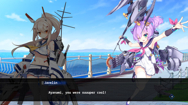Screenshot z Azur Lane: Crosswave