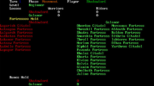 Screenshot z Sorcerer Lord Screenshot z Sorcerer Lord