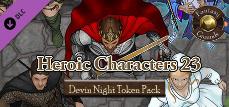 Fantasy Grounds - Devin Night Token Pack 112: Heroic Characters 23 (Token Pack) Header Image